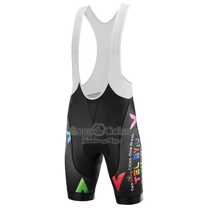 Israel Ciclismo Academy Ropa Ciclismo Culotte Corto 2020 Men Mangas Cortas Azul Claro Blanco